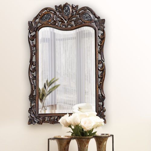  Howard Elliott Collection Howard Elliott 4085W St. Agustine Mirror, White