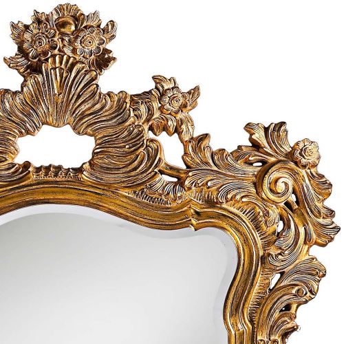  Howard Elliott Collection Howard Elliott 2147 Turner Mirror, Antique Gold