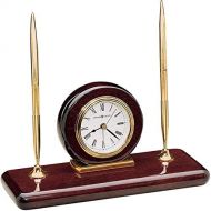 Howard Miller 613-588 Rosewood Desk Set Table Clock