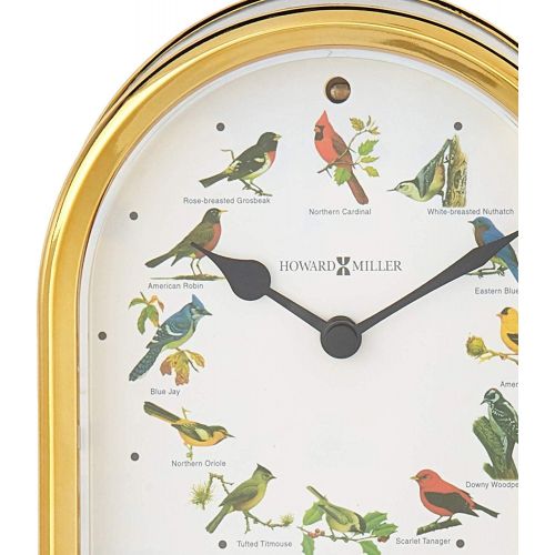  Howard Miller 645-405 Songbirds of North America III Table Clock