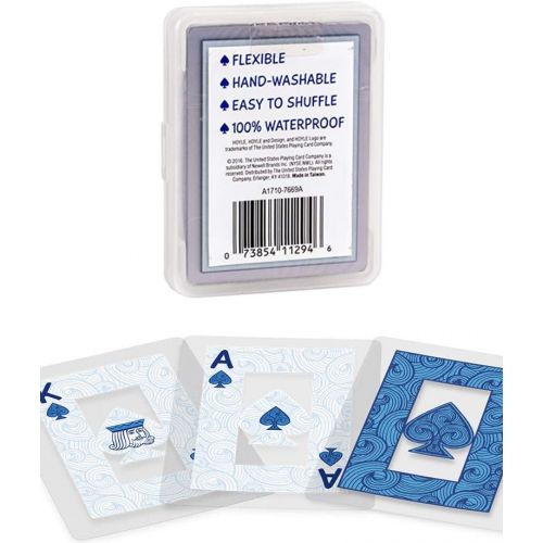  Hoyle Waterproof Clear Playing Cards