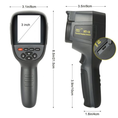  Hti Handheld Portable Infrared Thermal Imager & Visible Light Camera with IR Resolution 220160 Pixels Thermal Imager Camera