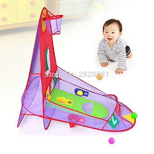  HuWang2 3in1 Shoot Basketball Play Tent Portable Easy fold Shooting Tent,Childrens Ball Scoring Compete Game Lawn Beach Sport