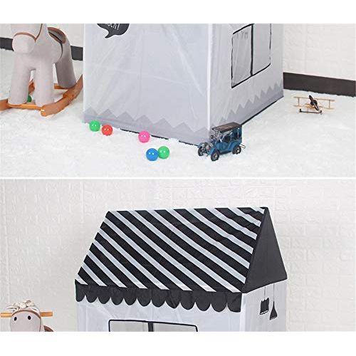  HuWang2 Play Tent Portable Foldable Ball Pool Pit Indoor Outdoor Simulation House Black and White Gifts for Kids Children