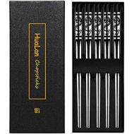 [아마존베스트]HuaLan Metal Alloy Chopsticks Stainless Steel Lightweight Chopsticks 5 Pairs Gift Set