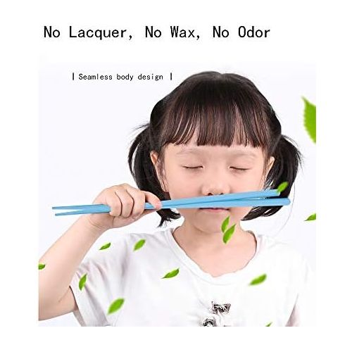  [아마존베스트]HuaLan Colorful Chopsticks Series - Reusable Non-slip Colorful Fiberglass Chopsticks 5 Pairs