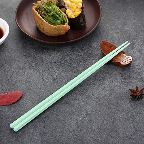  [아마존베스트]HuaLan Colorful Chopsticks Series - Reusable Non-slip Colorful Fiberglass Chopsticks 5 Pairs