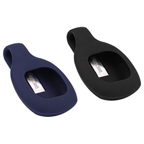  [아마존베스트]Huadea Compatible Clip Holder Replacement for Fitbit Zip (Black & Navy)