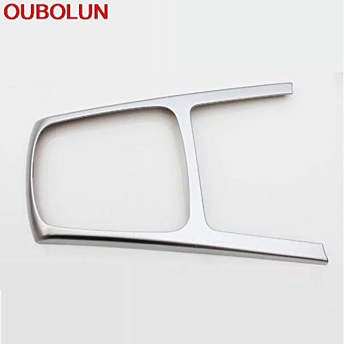  Huanlovely Gears Fame Cover Interior U Panel Circle Chrome Trim Mouldings Decoration Accessory Car-Styling Part for Kia Rio 4 2017