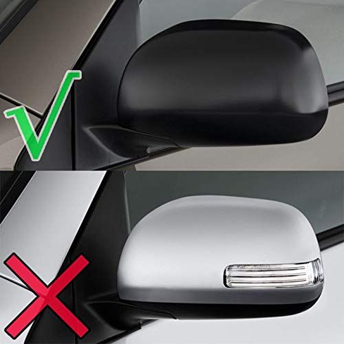  Huanlovely: Accessories FIT for Toyota RAV4 2006 2007 2008 2009 2010 2011 2012 Door Side Wing Mirror Chrome Cover Cap Rear View Trim