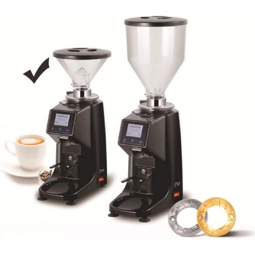  Huanyu Electric Coffee Grinder Professional Coffee Machine Commercial&Home Grinding Machine Automatic Burr Grinder 250W 19 Gear Fine - Coarse Grind Size Setting Stainless Steel Cut