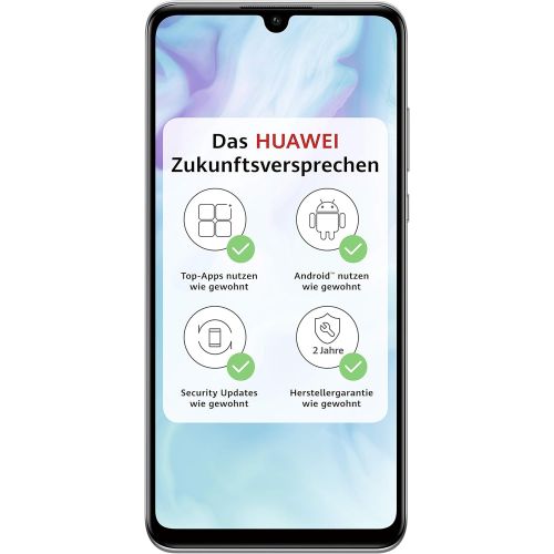 화웨이 [아마존 핫딜]  [아마존핫딜]Huawei P30 lite Dual-SIM Smartphone Bundle (6,15 Zoll, 128 GB ROM, 4 GB RAM, Android 9.0) Weiss + SD Karte [Exklusiv bei Amazon] - DE Version
