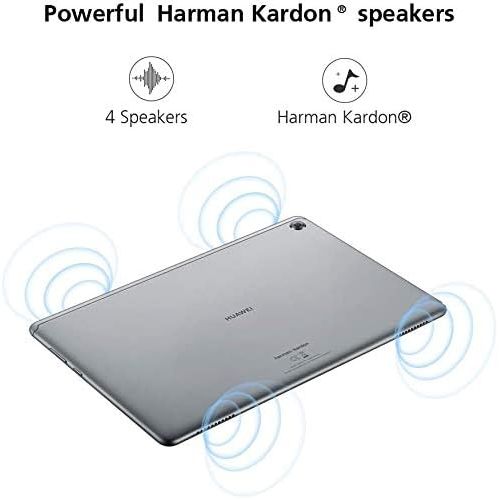 화웨이 Huawei MediaPad M5 lite - 10.1 inch - WiFi Only - 3GB+32GB Quad Harman Kardon-Tuned Speakers- Space Gray