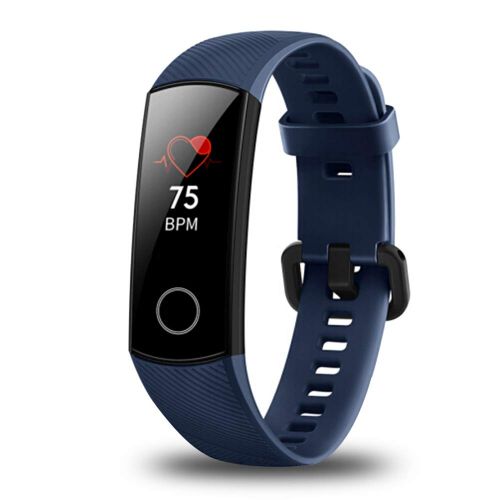 화웨이 HUAWEI Honor Band 4 6-Axis Inertial Heart Rate Monitor Infrared Light Wear Detection Sensor Full Touch AMOLED Color Screen Home Button All-in-One Activity Tracker 5ATM Waterproof