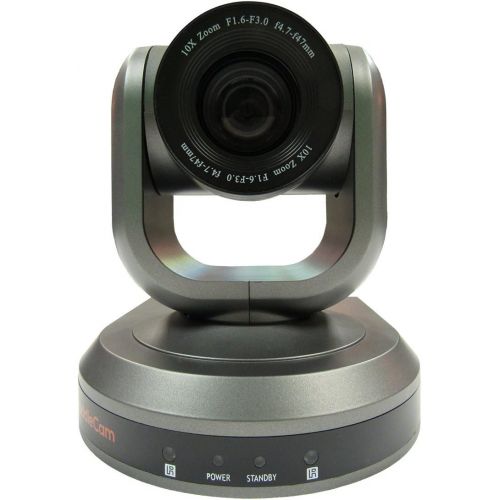  Huddlecam HuddleCamHD 10X-GY-G3 2.1 MP 1080p PTZ Camera, 10x Optical Zoom, 30 fps, Gray