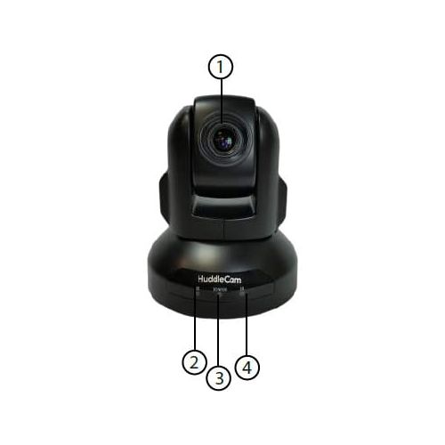  HuddleCamHD-3X G2 USB 2.0 PTZ 1080p Video Conference Camera - Black