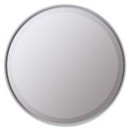 Hudson & Co. 9648 Colton Wall Mirror 30 Diameter White