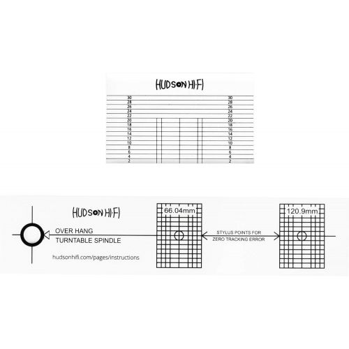  Visit the Hudson Hi-Fi Store VTA Azimuth Protractor Bundle