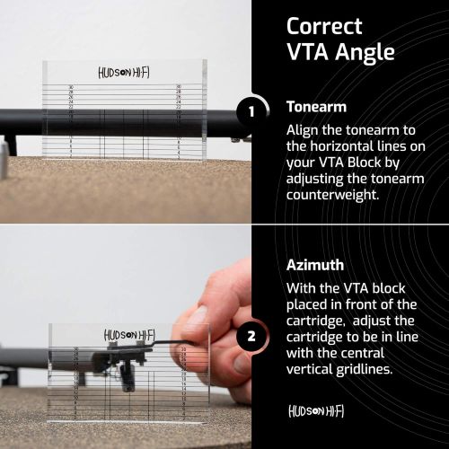  Visit the Hudson Hi-Fi Store VTA Azimuth Protractor Bundle