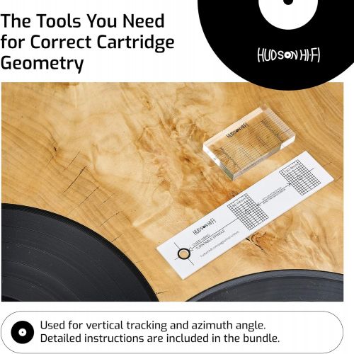  Visit the Hudson Hi-Fi Store VTA Azimuth Protractor Bundle