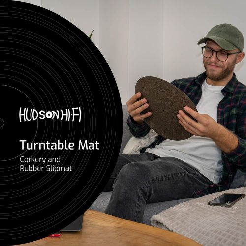  Visit the Hudson Hi-Fi Store CoRkErY Cork N Rubber Turntable Platter Mat  1-16  Audiophile Slipmat  Made in USA