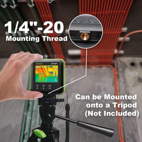  [아마존베스트]Pocket-Sized IR Thermal Imager, Huepar 80 x 60 Infrared Resolution Thermal Imaging Camera Measurement Range 14°F~752°F with 76800 Pixels Display, Temperature Tracking & Adjustable
