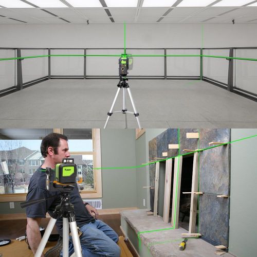  Laser Level L-shape Laser Level Adapter - Huepar Magnetic Pivoting Base for Wall & Ceiling Mount, alternative to a standard 1/4 and 5/8 thread