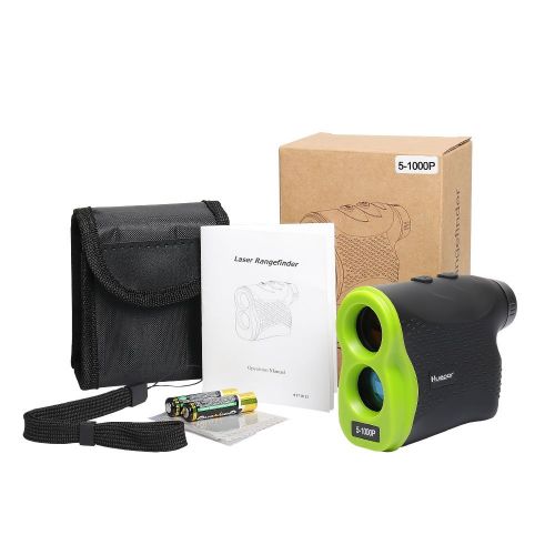  Huepar Multifunctional Laser Rangefinder LR1000P 6x25mm Optics Range Finder with Pinsensor and Ranging, Speed, Scanning, Fog Modes, Measuring up to 1100 Yards Perfect for Golf, Hun