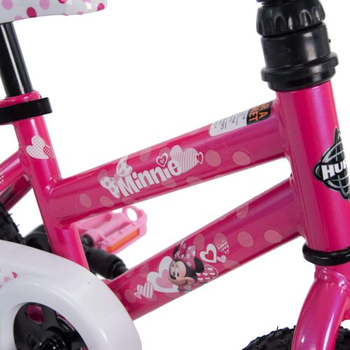  Disney Minnie 12” Girls’ EZ Build Pink Bike, by Huffy