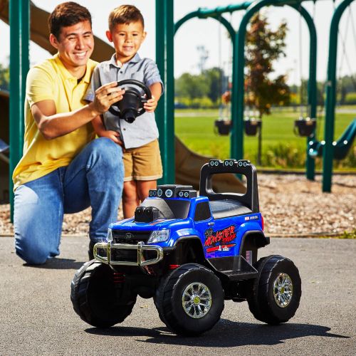  Huffy 12V Battery-Powered Remote-Control Monster Truck Ride-On Toy