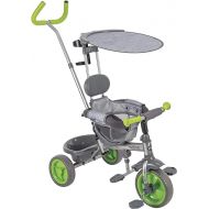 Huffy Malmo 4-in-1 Canopy Trike with Adjustable Push Handle, Folding Footrest, Removable Canopy