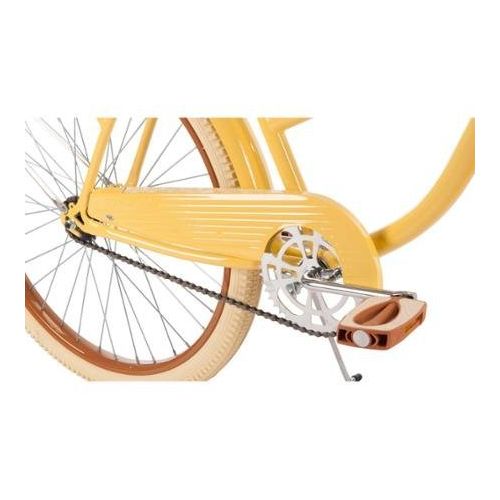  26 Huffy Womens Nel Lusso Cruiser Bike, Banana
