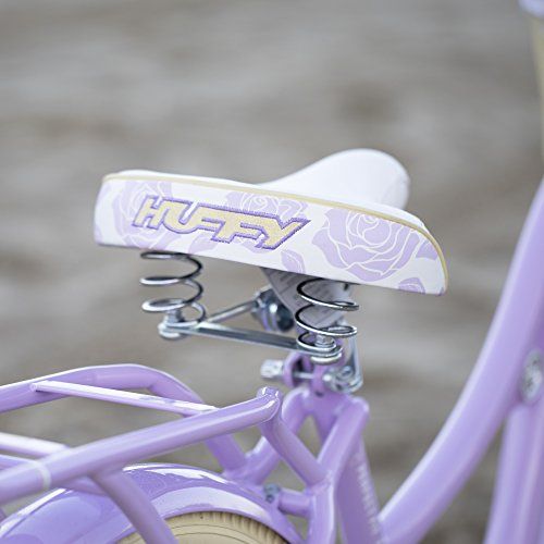  Huffy 24 Holbrook Womens Beach Cruiser Bike w Cup Holder, Handlebar Basket & Rear Rack