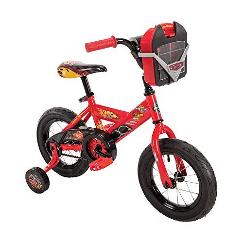  Boys 12 inch Huffy Disney Pixar Cars Bike with Vehicle Storage Case