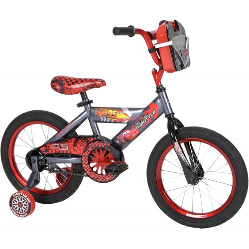  Huffy Boys 16 Disney Cars Cruiser Bike with Training Wheels