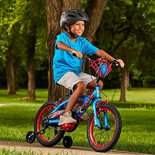  Huffy 16 & 12 Marvel Spider-Man Boys Bike wTraining Wheels