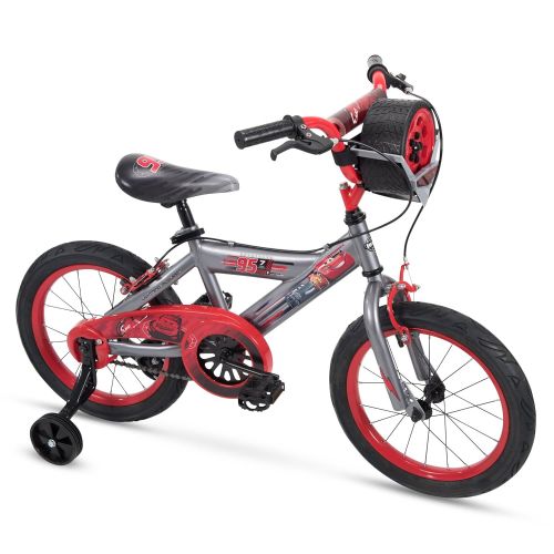  Huffy Disney Cars Boys Bike with Lights & Sounds Toy, Training Wheels