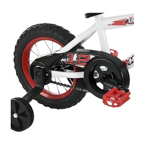  Huffy Upshot Boy's Bike, 12, 16, 20 Inch Sizes for Kids Ages 3 to 9 Years Old