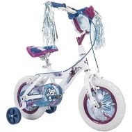 Disney Frozen 2 Kids Bikes by Huffy, 12 or 16 Wheels, Quick Connect Assembly, Handlebar Bin Streamers