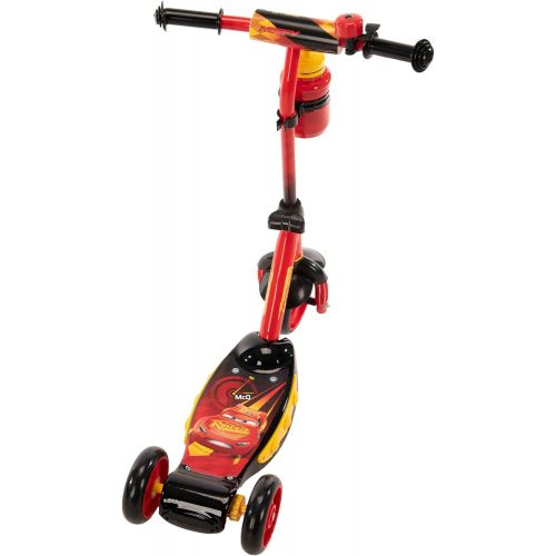  Huffy Kids Preschool Scooter for Boys Disney Pixar Cars & Toy Story, Star Wars, Marvel Spider-Man, 3 Wheel Toy