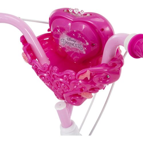  [아마존베스트]Huffy Disney Princess Kid Bike 12 inch & 16 inch, Quick Connect Assembly & Regular Assembly, Pink