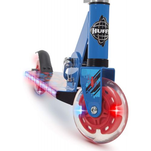  Huffy Electro-Light Inline 2 Wheel Scooter for Kids Age 5+, Disney Princess, Marvel, Star Wars, Frozen
