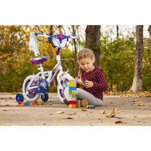  12 Disney Frozen Girls Bike by Huffy, Ice Blue