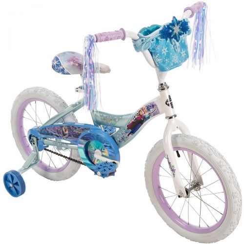  12 Disney Frozen Girls Bike by Huffy, Ice Blue