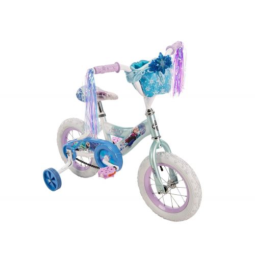  12 Disney Frozen Girls Bike by Huffy, Ice Blue