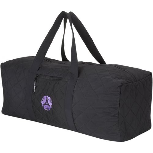  Hugger Mugger Quilted Yoga Mat Bag - Black