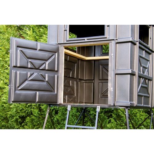  Hughes Products Hughes 4x4 Hunting Blind Hideout Box Thick Wall Panels Half Door Model 67000