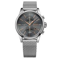 [아마존핫딜]Hugo BOSS Herren-Armbanduhr 1513440, Stahl/Grau