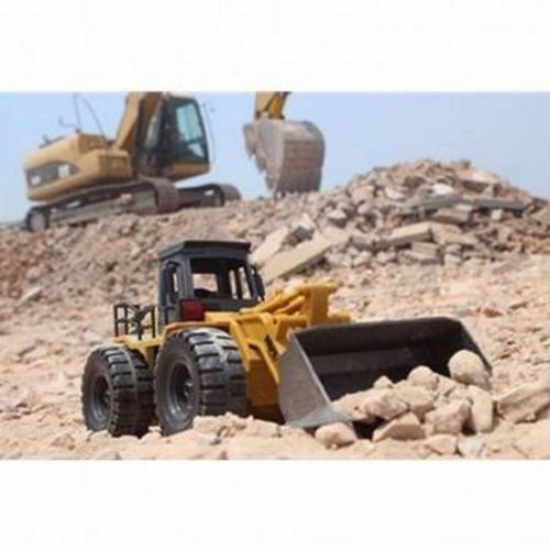  HuiNa Toys 1520 6 Channel 114RC Metal Bulldozer Charging RC Car Excavator Track