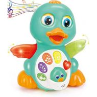 Huile Musical Light Up Dancing Duck- Amazon Exclusive - Infant, Baby and Toddler Musical and Educational Toy for Boys and Girls
